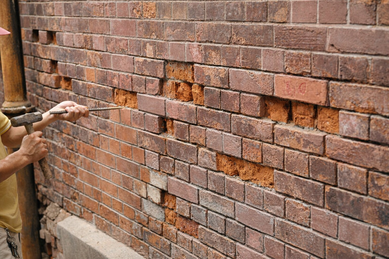Brick repair in Lehigh Acres, FL