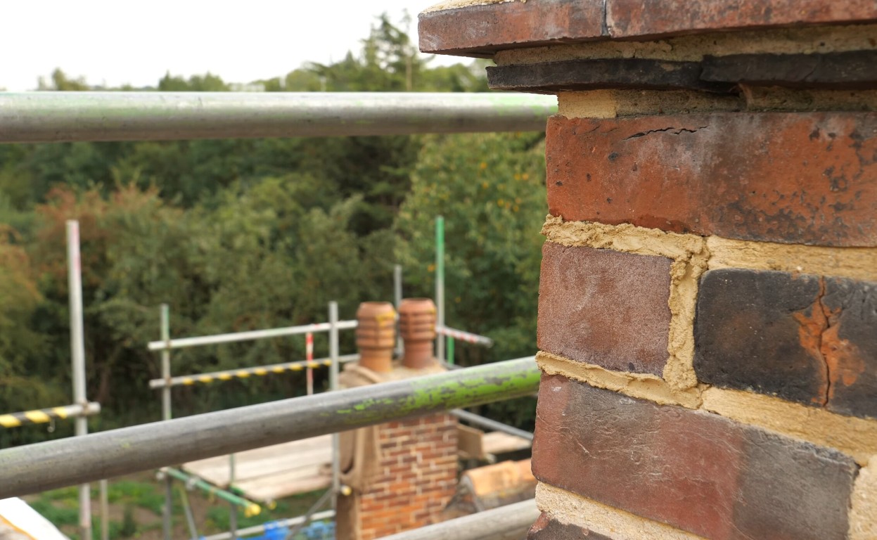 Brick and stone steps repair and building