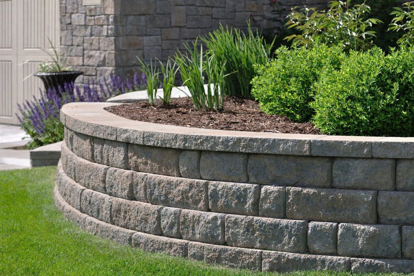 Retaining wall construction in Lehigh Acres, FL